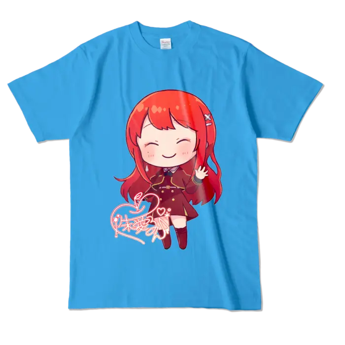 Ayame Run - Clothes - T-shirts - VTuber Size-L