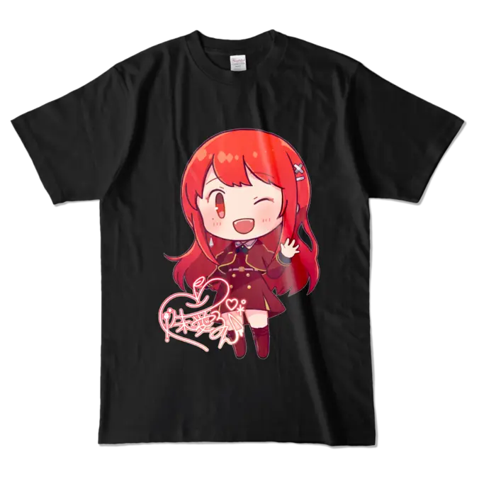 Ayame Run - Clothes - T-shirts - VTuber Size-L