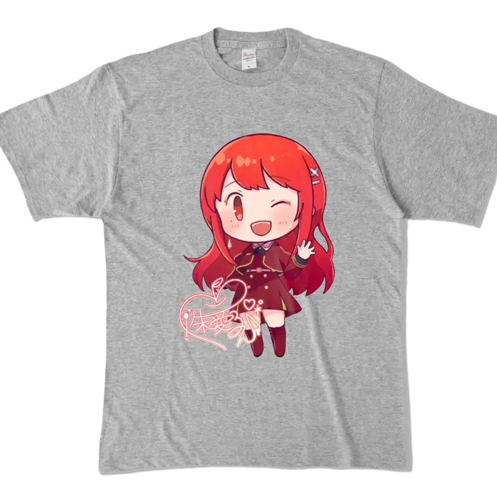 Ayame Run - Clothes - T-shirts - VTuber Size-XL