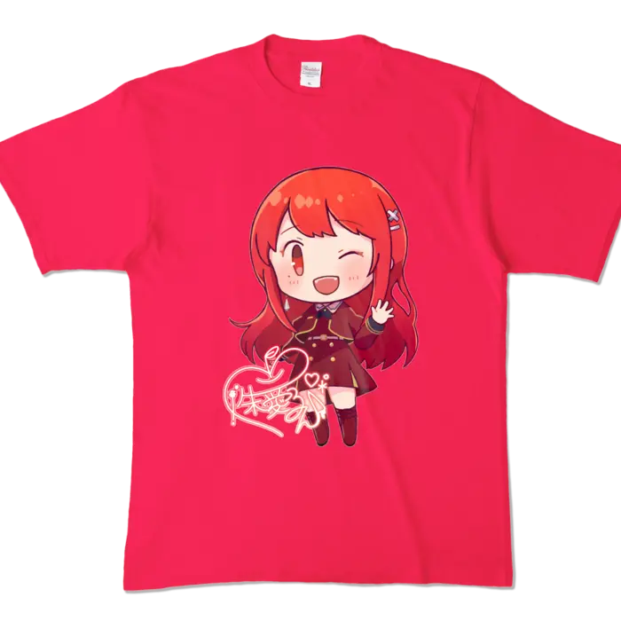 Ayame Run - Clothes - T-shirts - VTuber Size-XL