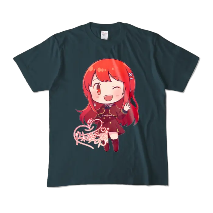 Ayame Run - Clothes - T-shirts - VTuber Size-M