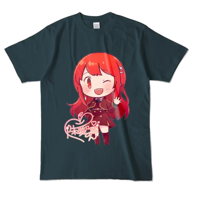 Ayame Run - Clothes - T-shirts - VTuber Size-L