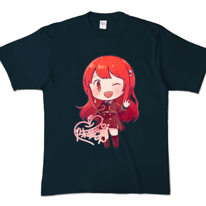 Ayame Run - Clothes - T-shirts - VTuber Size-XL