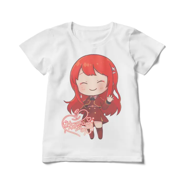 Ayame Run - Clothes - T-shirts - VTuber Size-L