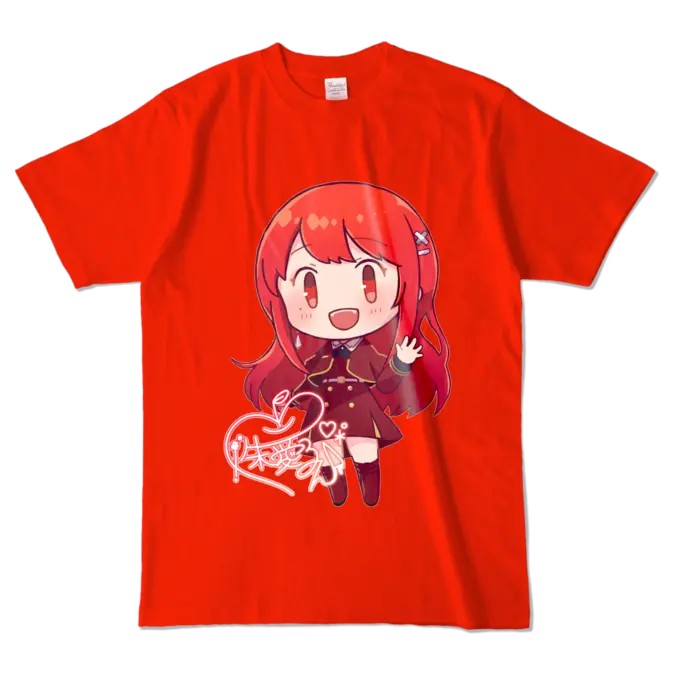 Ayame Run - Clothes - T-shirts - VTuber Size-L