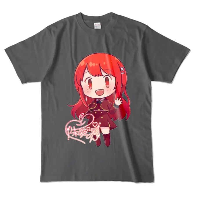 Ayame Run - Clothes - T-shirts - VTuber Size-L