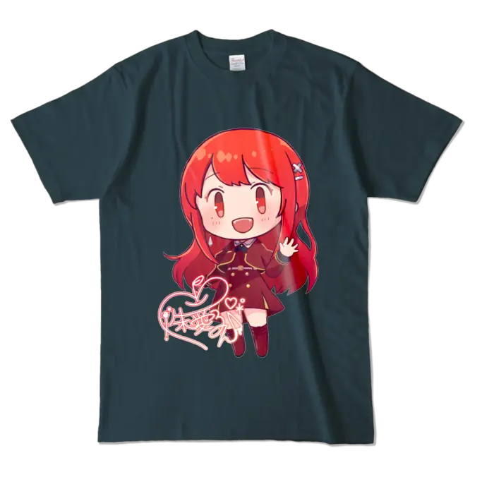 Ayame Run - Clothes - T-shirts - VTuber Size-L