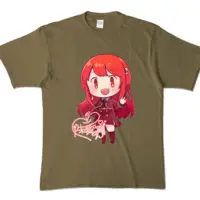 Ayame Run - Clothes - T-shirts - VTuber Size-XL