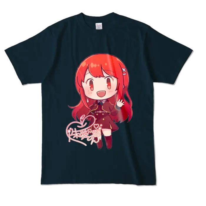 Ayame Run - Clothes - T-shirts - VTuber Size-L