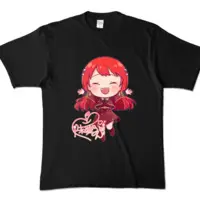 Ayame Run - Clothes - T-shirts - VTuber Size-XL