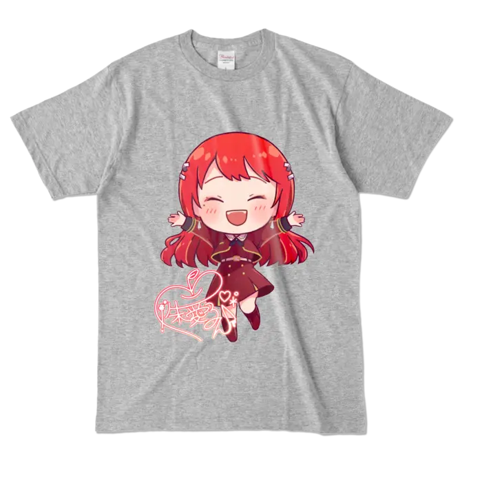 Ayame Run - Clothes - T-shirts - VTuber Size-L