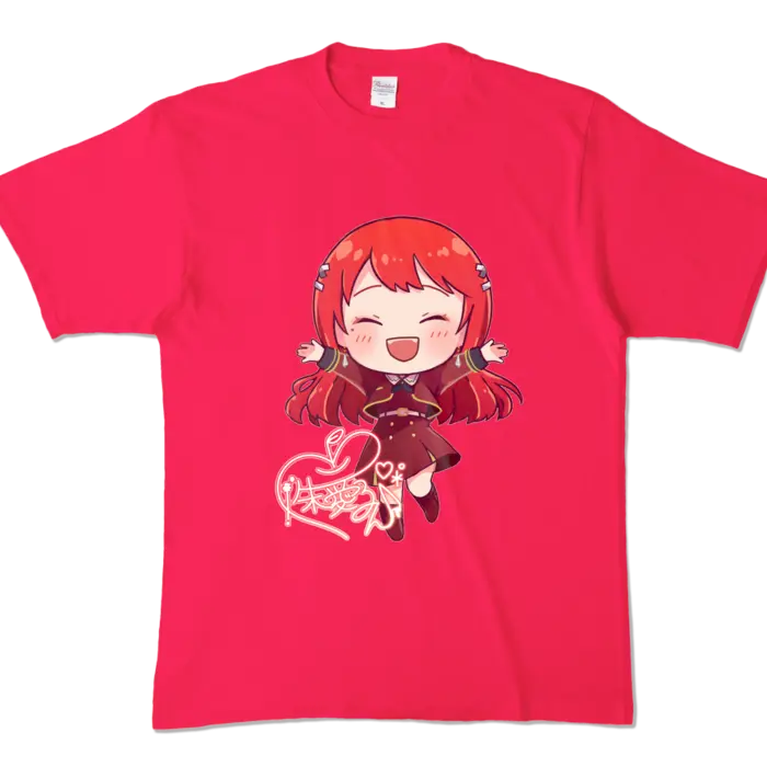 Ayame Run - Clothes - T-shirts - VTuber Size-XL