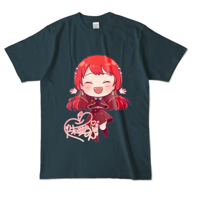 Ayame Run - Clothes - T-shirts - VTuber Size-L