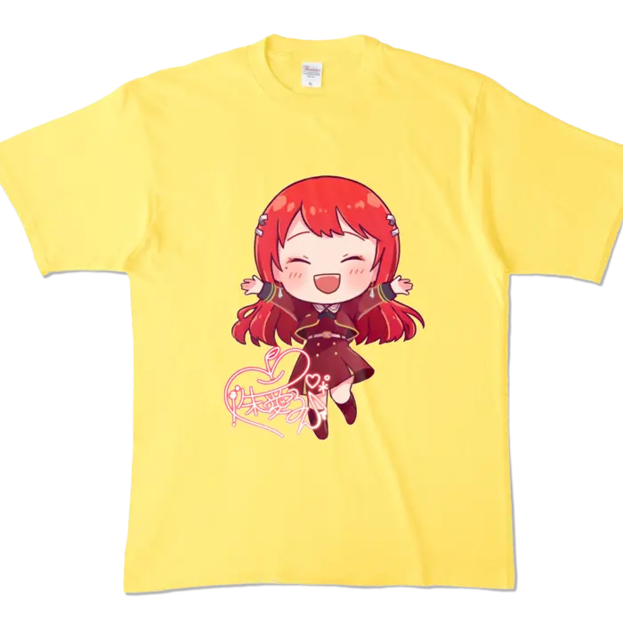 Ayame Run - Clothes - T-shirts - VTuber Size-XL