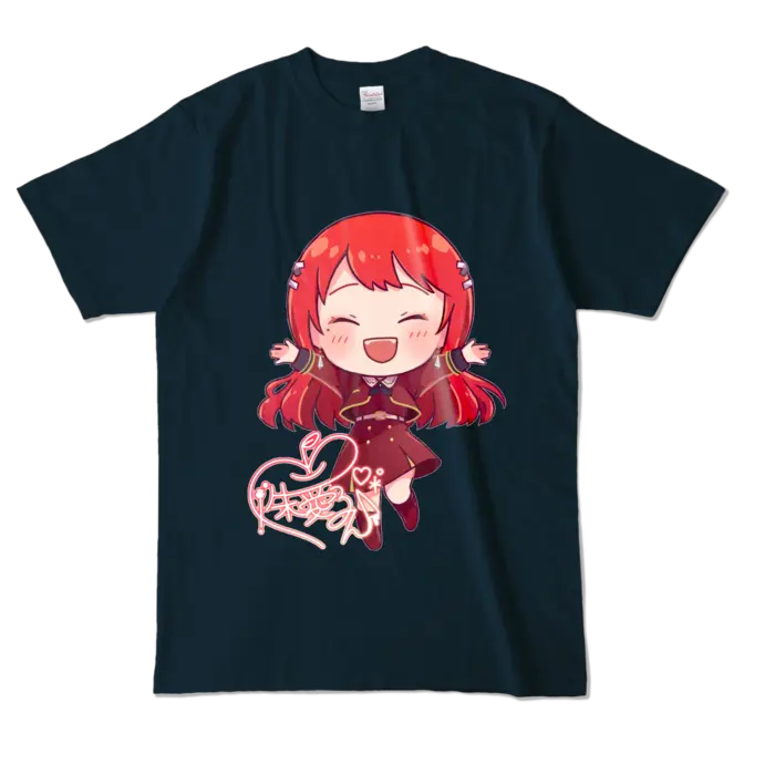 Ayame Run - Clothes - T-shirts - VTuber Size-L