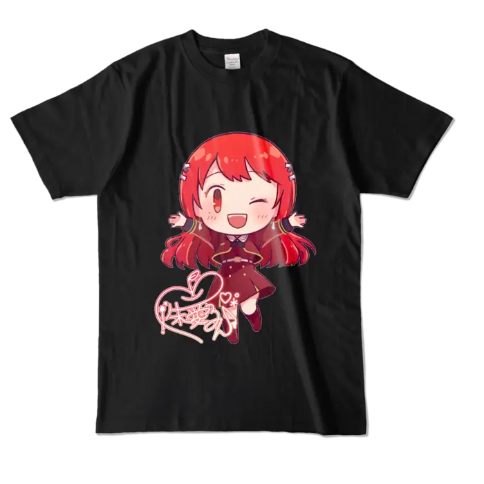 Ayame Run - Clothes - T-shirts - VTuber Size-L