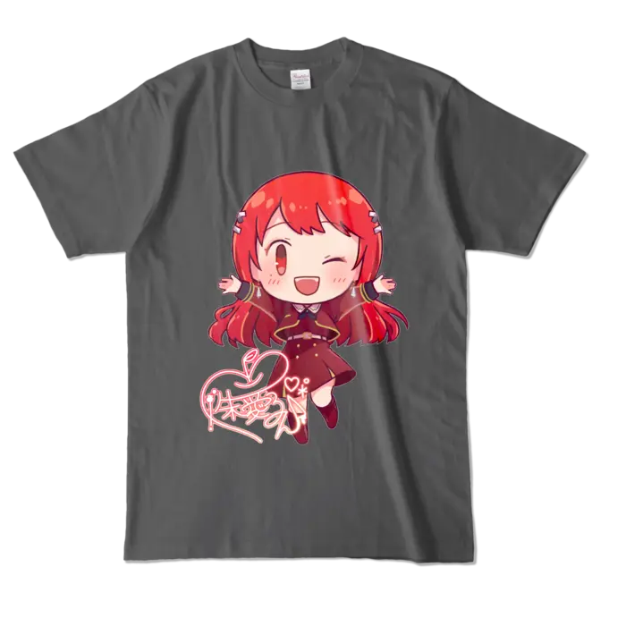 Ayame Run - Clothes - T-shirts - VTuber Size-L