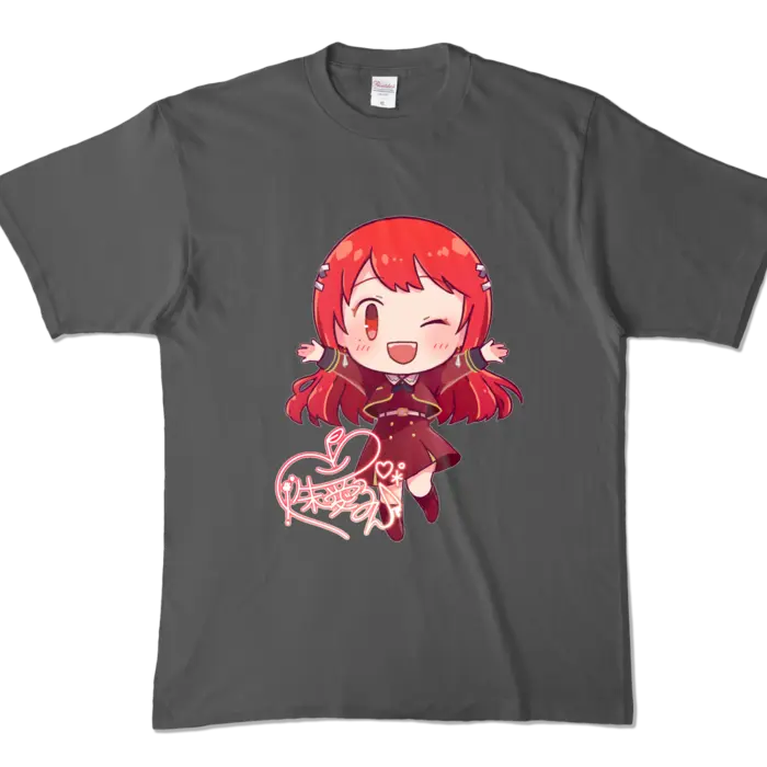 Ayame Run - Clothes - T-shirts - VTuber Size-XL