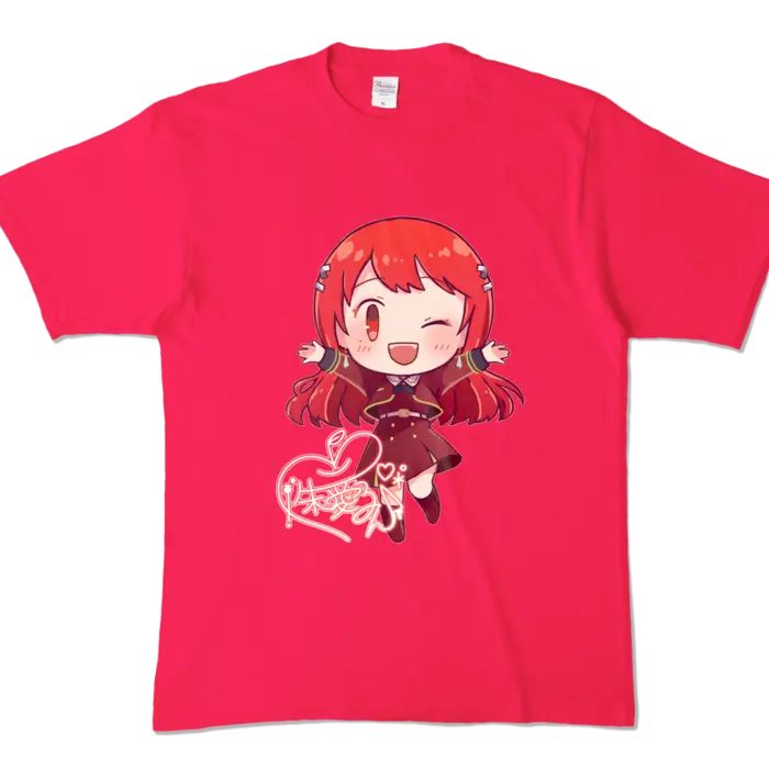 Ayame Run - Clothes - T-shirts - VTuber Size-XL