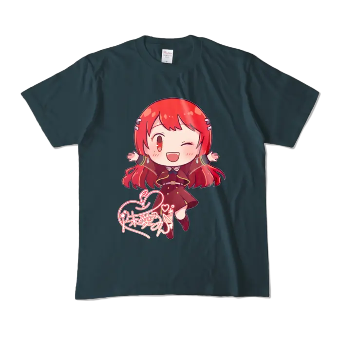 Ayame Run - Clothes - T-shirts - VTuber Size-M