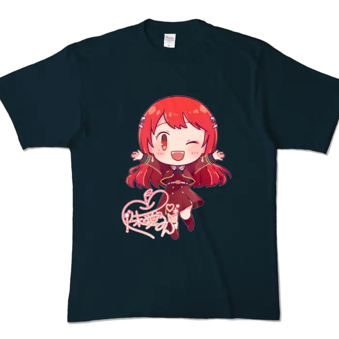 Ayame Run - Clothes - T-shirts - VTuber Size-XL