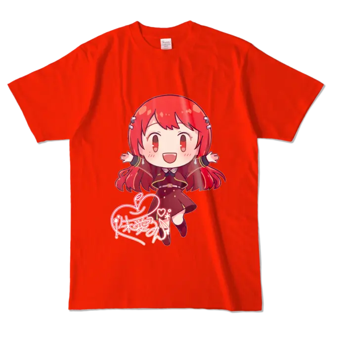 Ayame Run - Clothes - T-shirts - VTuber Size-L