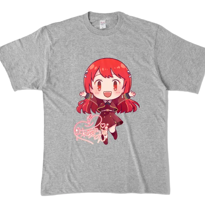 Ayame Run - Clothes - T-shirts - VTuber Size-XL