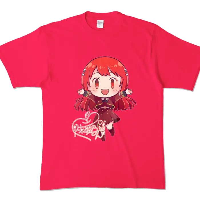 Ayame Run - Clothes - T-shirts - VTuber Size-XL