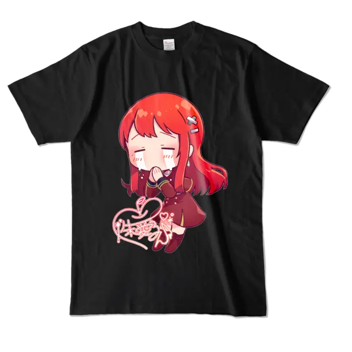 Ayame Run - Clothes - T-shirts - VTuber Size-L