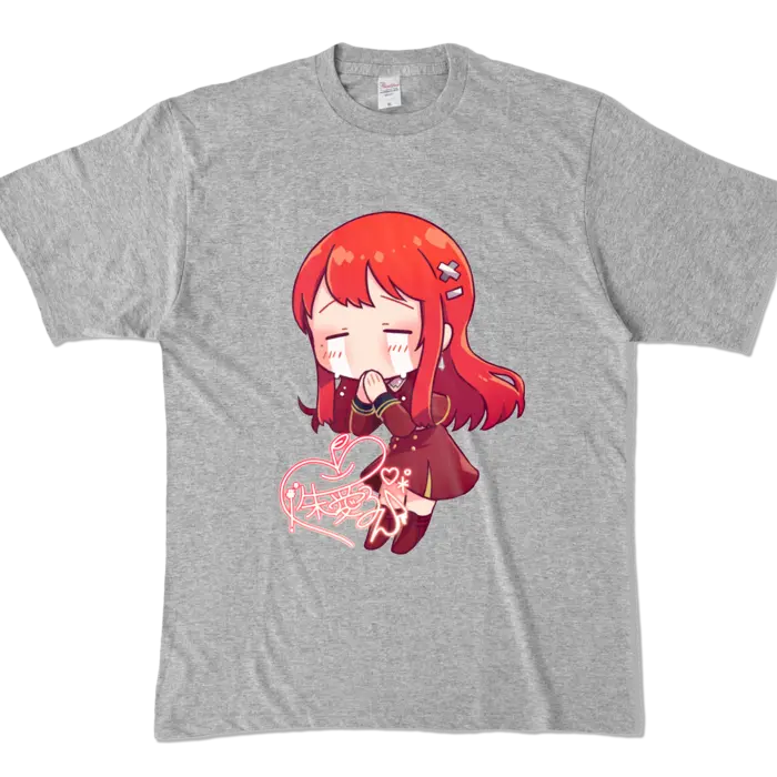 Ayame Run - Clothes - T-shirts - VTuber Size-XL