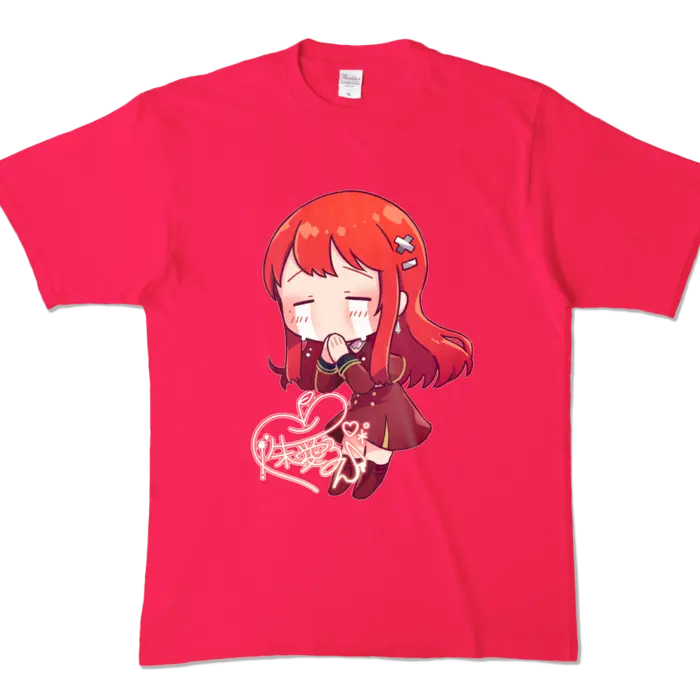 Ayame Run - Clothes - T-shirts - VTuber Size-XL