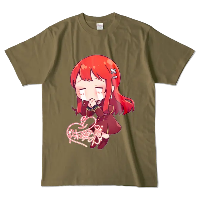 Ayame Run - Clothes - T-shirts - VTuber Size-L