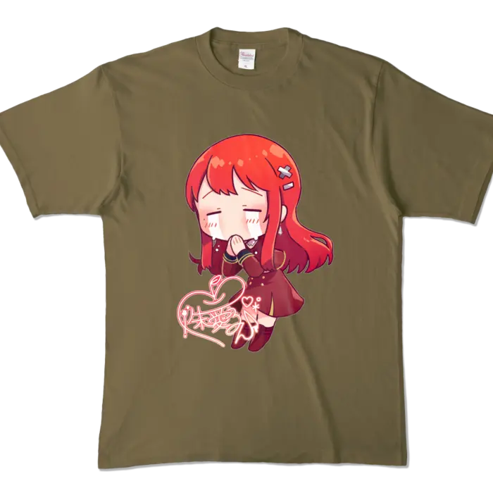 Ayame Run - Clothes - T-shirts - VTuber Size-XL