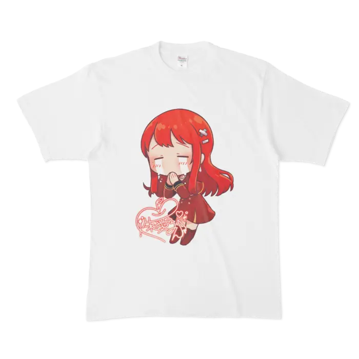 Ayame Run - Clothes - T-shirts - VTuber Size-XL