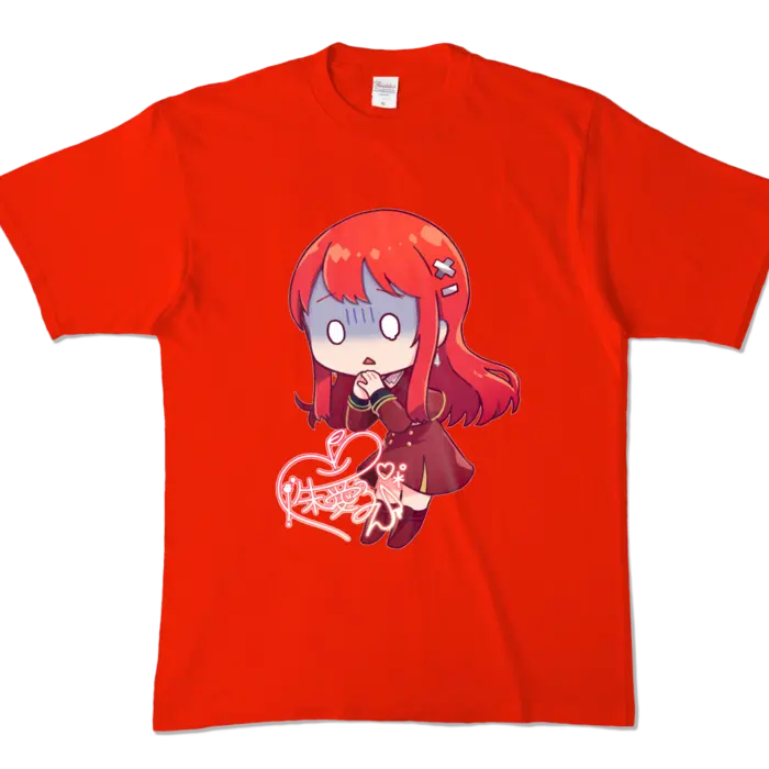 Ayame Run - Clothes - T-shirts - VTuber Size-XL