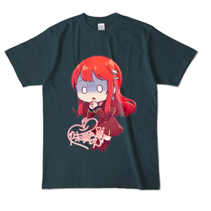 Ayame Run - Clothes - T-shirts - VTuber Size-L