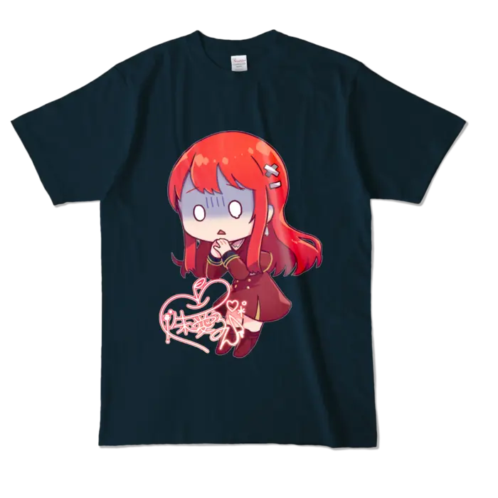 Ayame Run - Clothes - T-shirts - VTuber Size-L