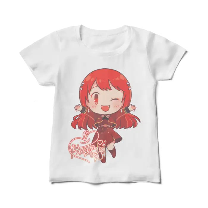 Ayame Run - Clothes - T-shirts - VTuber Size-M