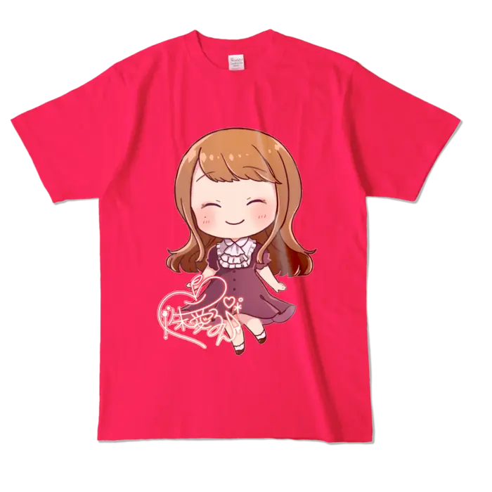 Ayame Run - Clothes - T-shirts - VTuber Size-L