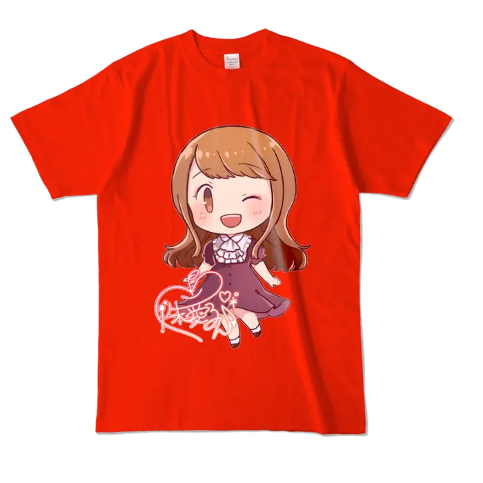 Ayame Run - Clothes - T-shirts - VTuber Size-L