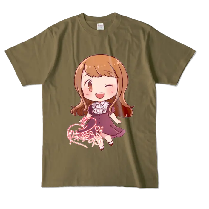 Ayame Run - Clothes - T-shirts - VTuber Size-L