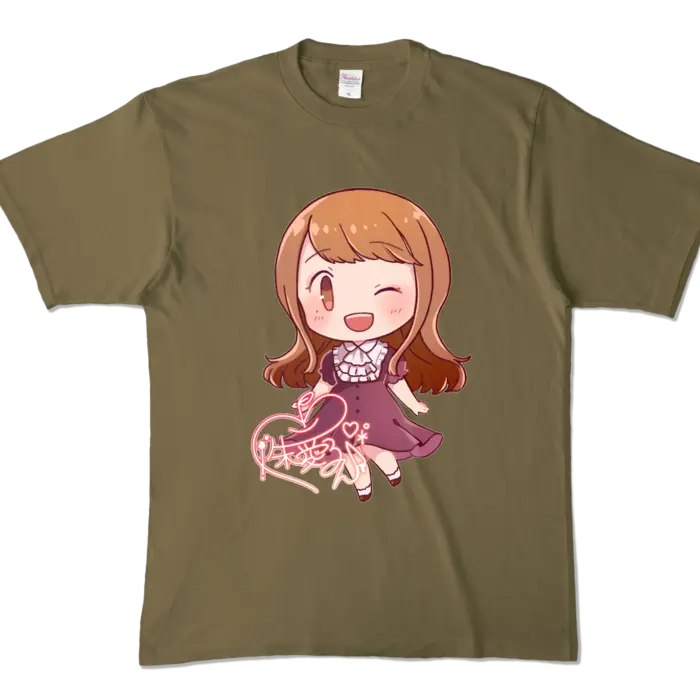 Ayame Run - Clothes - T-shirts - VTuber Size-XL