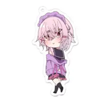 此宮はんべ - Acrylic Key Chain - Key Chain - VTuber Size-70 x 70 (mm)