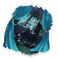 サビク大佐 - Acrylic Key Chain - Key Chain - VTuber Size-100 x 100 (mm)