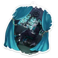 サビク大佐 - Acrylic Key Chain - Key Chain - VTuber Size-70 x 70 (mm)