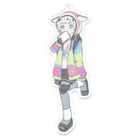 ロロ&ポルル - Acrylic Key Chain - Key Chain - VTuber Size-100 x 100 (mm)