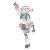 ロロ&ポルル - Acrylic Key Chain - Key Chain - VTuber Size-100 x 100 (mm)