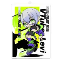 Levi - Acrylic Key Chain - Key Chain - VTuber Size-100 x 100 (mm)