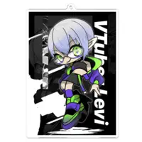 Levi - Acrylic Key Chain - Key Chain - VTuber Size-100 x 100 (mm)