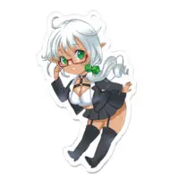 Levi - Acrylic Key Chain - Key Chain - VTuber Size-70 x 70 (mm)